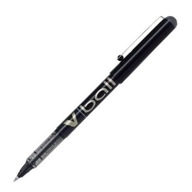 C/12 BOLIGRAFO PILOT V-BALL NEGRO PUNTA 0,5MM