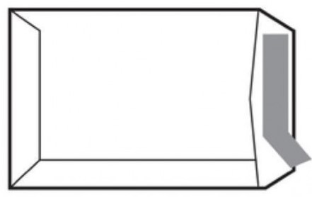 [148601] C/250 bolsa blanca 250x353mm din b4 folio autoadhesiva sam