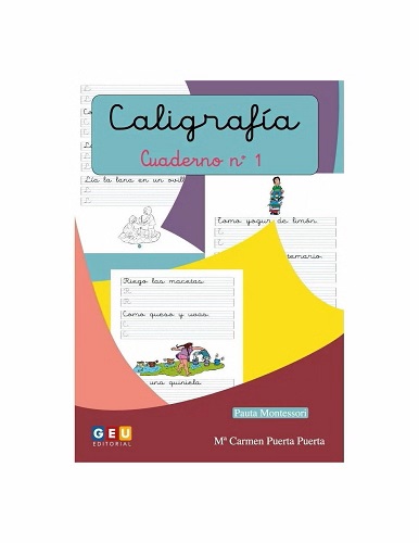 Caligrafia pauta montessori