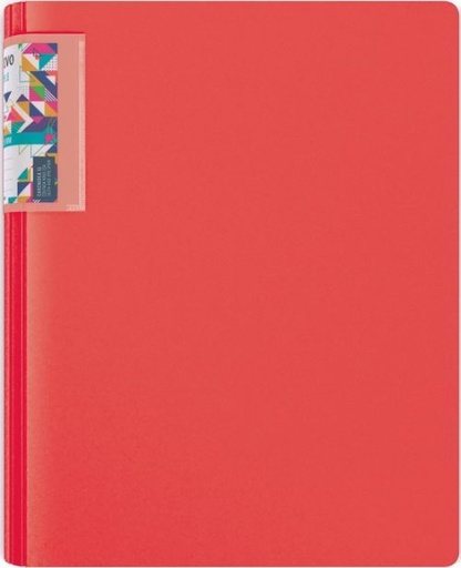 [12400412] CARPETA ANILLAS A4 4 ANILLAS 25MM FOAM STYLE ROJO