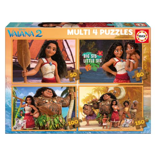 MULTI PUZZLES VAIANA 50 80 100 150 PIEZAS