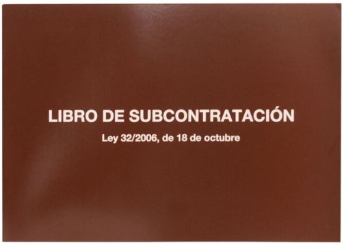 Libro subcontratación Fº