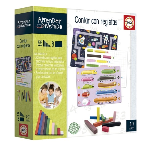 CONTAR CON REGLETAS APRENDER ES DIVERTIDO