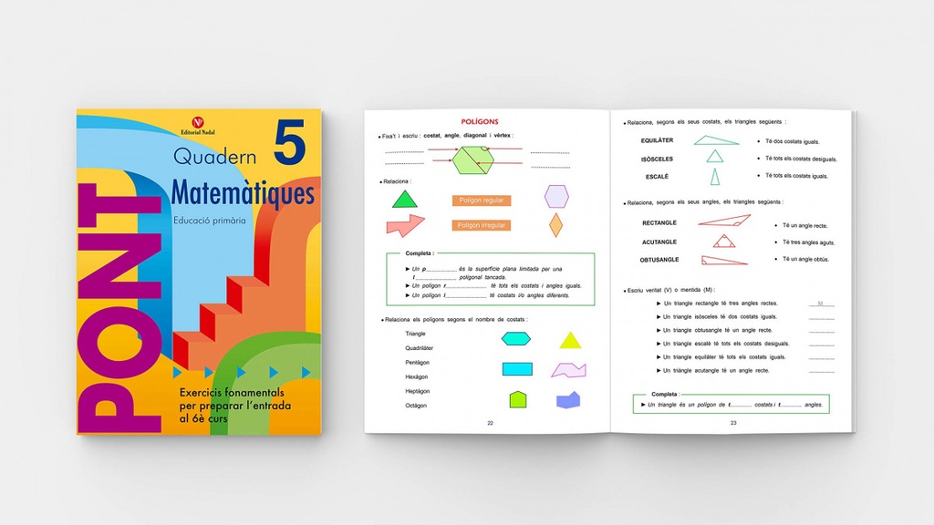 Pont, matemàtiques, 5 Educació Primària