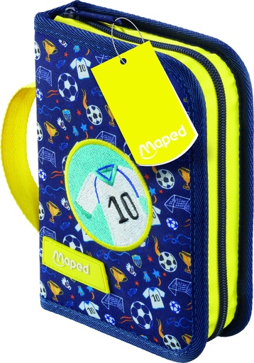 [967806] Plumier 1 cremallera multiproducto 31 piezas futbol maped