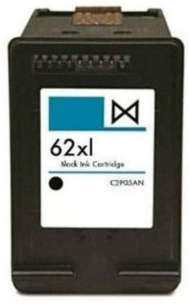 CARTUCHO TINTA COMPATIBLE HP 62XL NEGRO