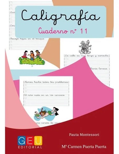 Caligrafia pauta montessori