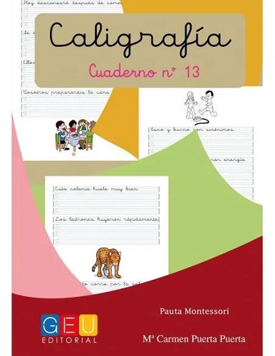 Caligrafia pauta montessori