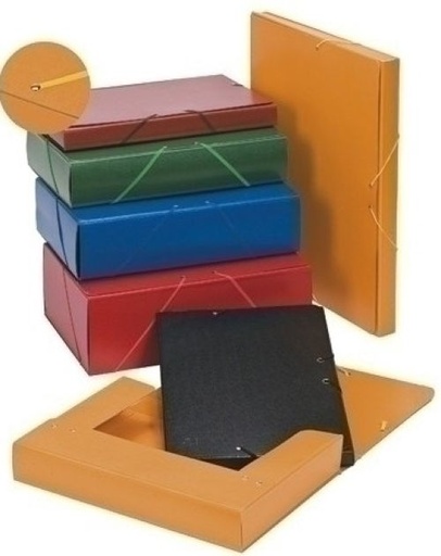 [375BM30] CARPETA PROYECTOS CARTON FORRADO L.5 CM AZUL