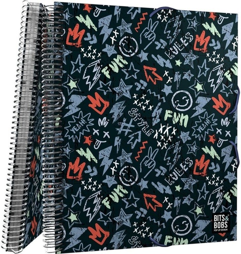 CARPETA FUNDAS CARPETA FUNDAS MAXIPLAS PP 30F B&amp;B PEACE 25,5x31x1,6cm