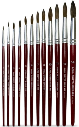 C/12 PINCELES SERIE 400 Nº6 GIOTTO