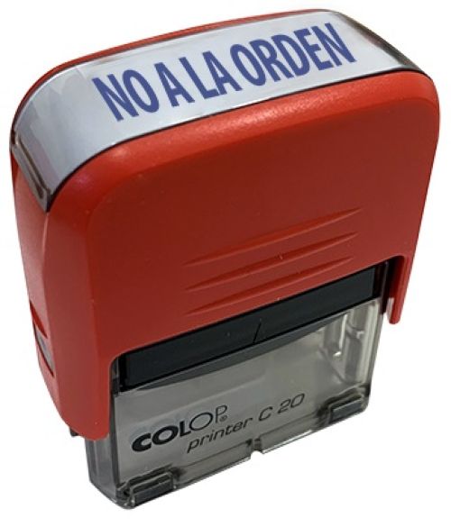 SELLO AUTOMATICO PRINTER C20 PALABRA NO A LA ORDEN
