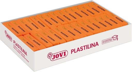 [7004] C/30 TACOS PLASTILINA JOVI 70 PEQUEÑA 50G. NARANJA