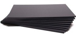 PAQ/24 CARTON PLUMA A4 5MM NEGRO