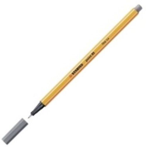 C/10 STABILO POINT 88 GRIS CALIDO Nº93 PUNTA DE FIBRA 0,4MM
