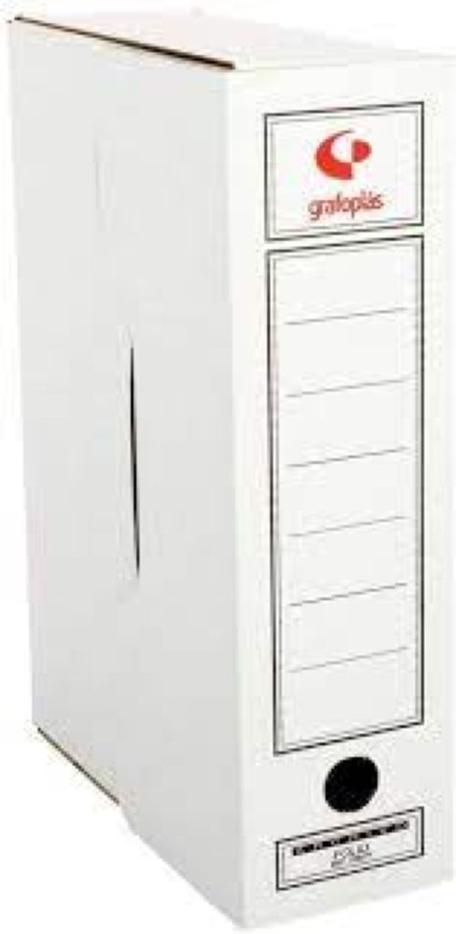C/50 ARCHIVADOR DEFINITIVO CARTON DOBLE Fº 367X253X200MM