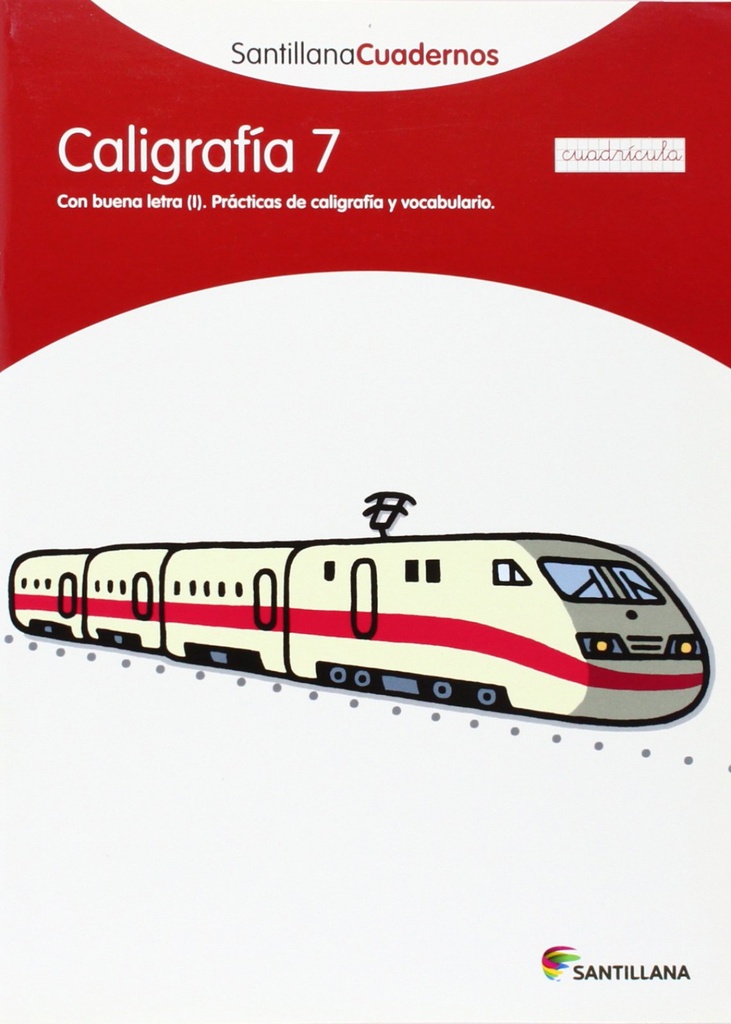 Caligrafía, Educación Primaria (cuadrícula). Cuaderno 7