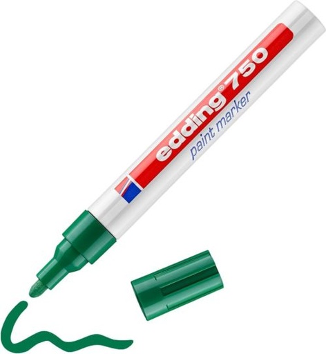 [7504] C/10 ROTULADOR EDDING 750 VERDE 04