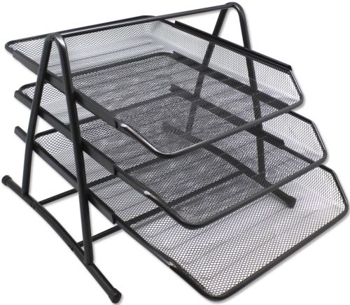 [324514] BANDEJA TRIPLE DE REJILLA 35X30X24,5CM NEGRO