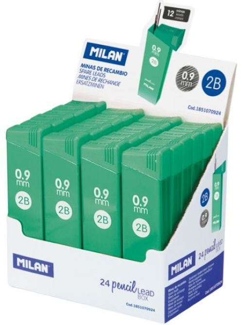 Exp 24 cajas con 12 minas grafito 0,9mm 2b