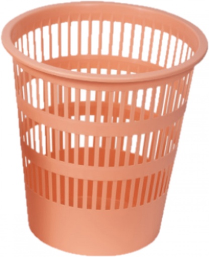 [307-31] PAPELERA NARANJA PASTEL