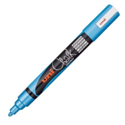 [10.1.0370] ROTULADOR TIZA LIQUIDA AZUL CLARO UNI-CHALK MARKER PWE