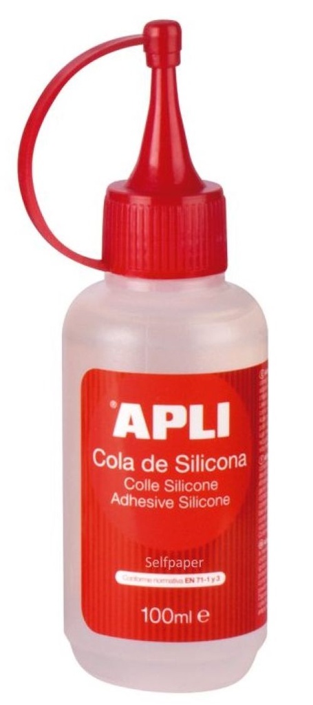 BOTE COLA DE SILICONA 100ML APLI