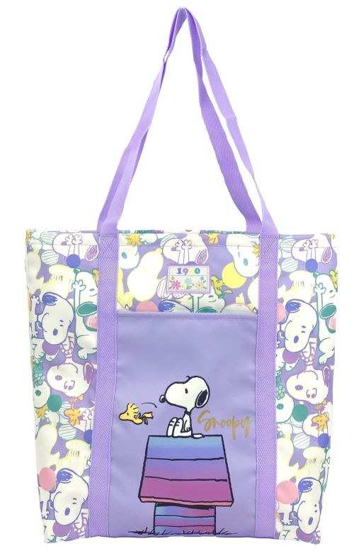 BOLSA DE TELA CON BOLSILLO SNOOPY 1950