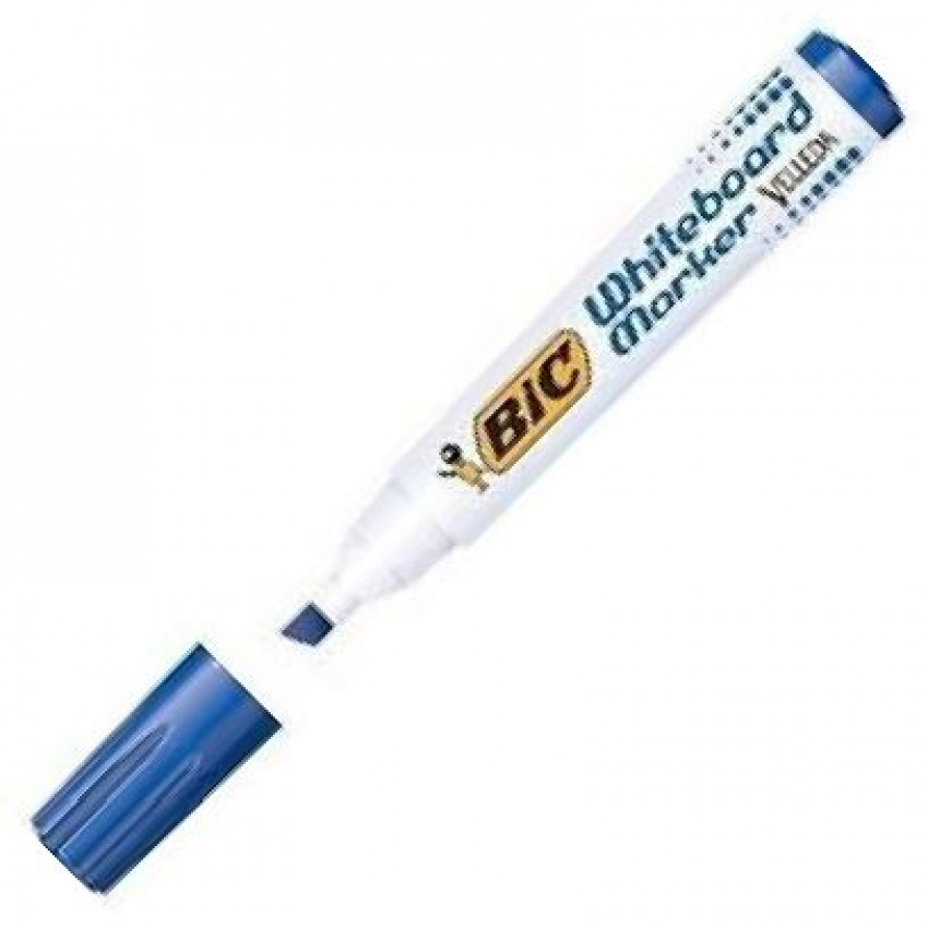 C/12 ROTULADORES VELLEDA AZUL 1751 PUNTA BISELADA