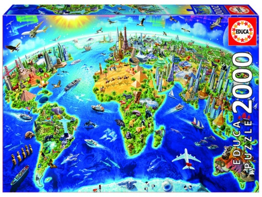 Símbolos del mundo puzzle 2000 piezas