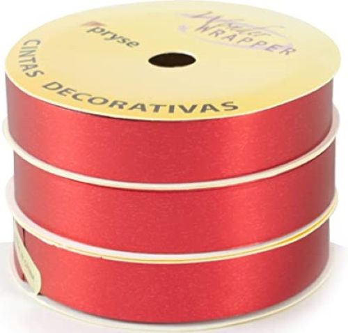 PACK 3 CINTA BURDEOS 19MMX10M METALIZADA LAMINADA