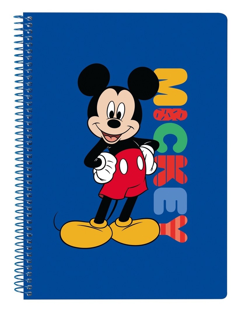 LIBRETA CUARTO 80 HOJAS TAPAS DURAS MICKEY MOUSE TODAY 15,5x22x1cm