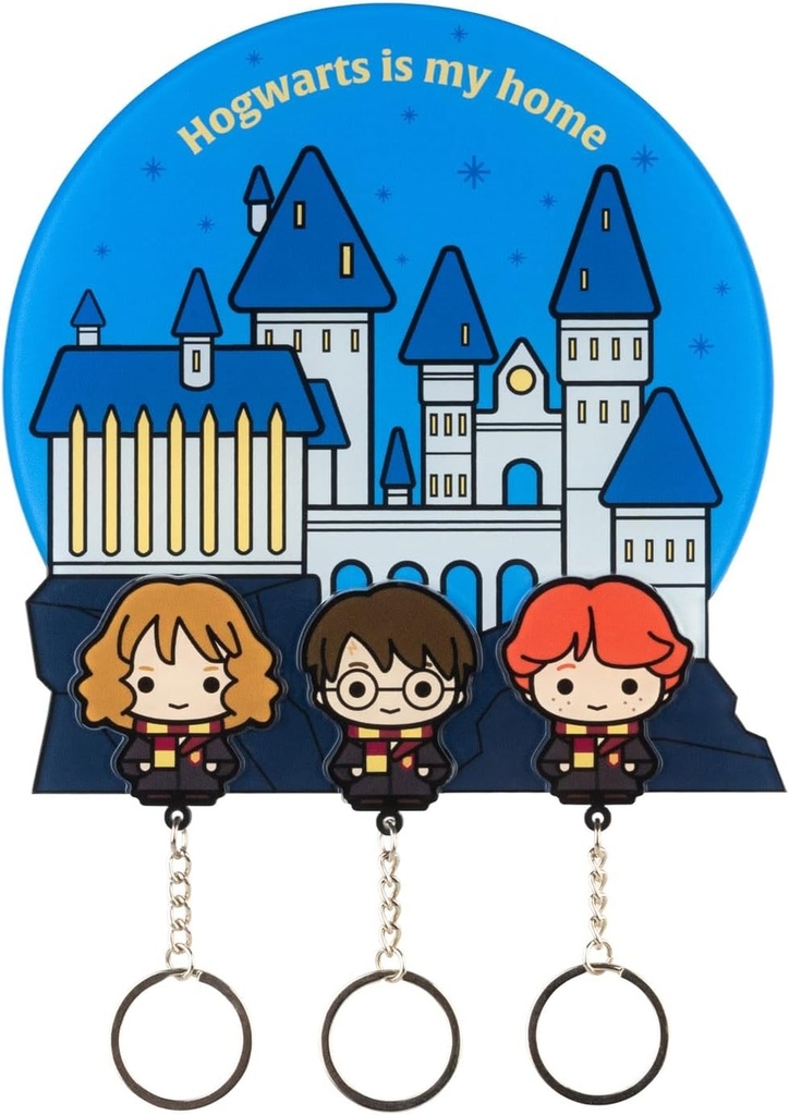 COLGADOR DE LLAVES CON LLAVERO HARRY POTTER
