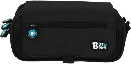 [37543210] PORTATODO TRIPLE SOLAPA BITS &amp;BOBS NEGRO 23X10X10 CM