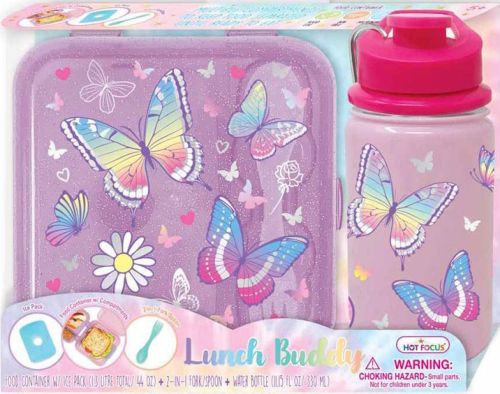 PACK PORTAMERIENDAS CON BOTELLA BUTTERFLY HOT FOCUS