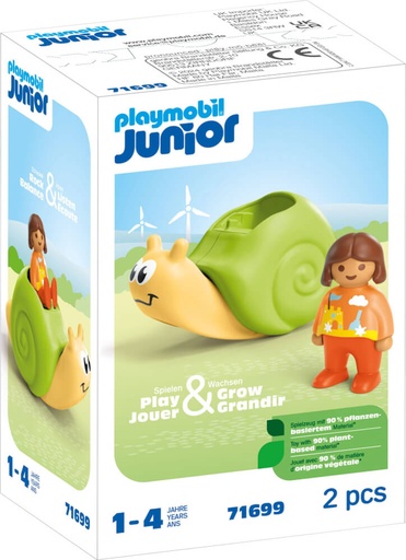 CARACOL BALANCIN CON SONAJERO PLAYMOBIL JUNIOR &amp;DISNEY