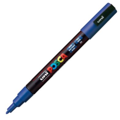 [186551] Marcador uni posca pc3m color azul 0,9-1.3mm