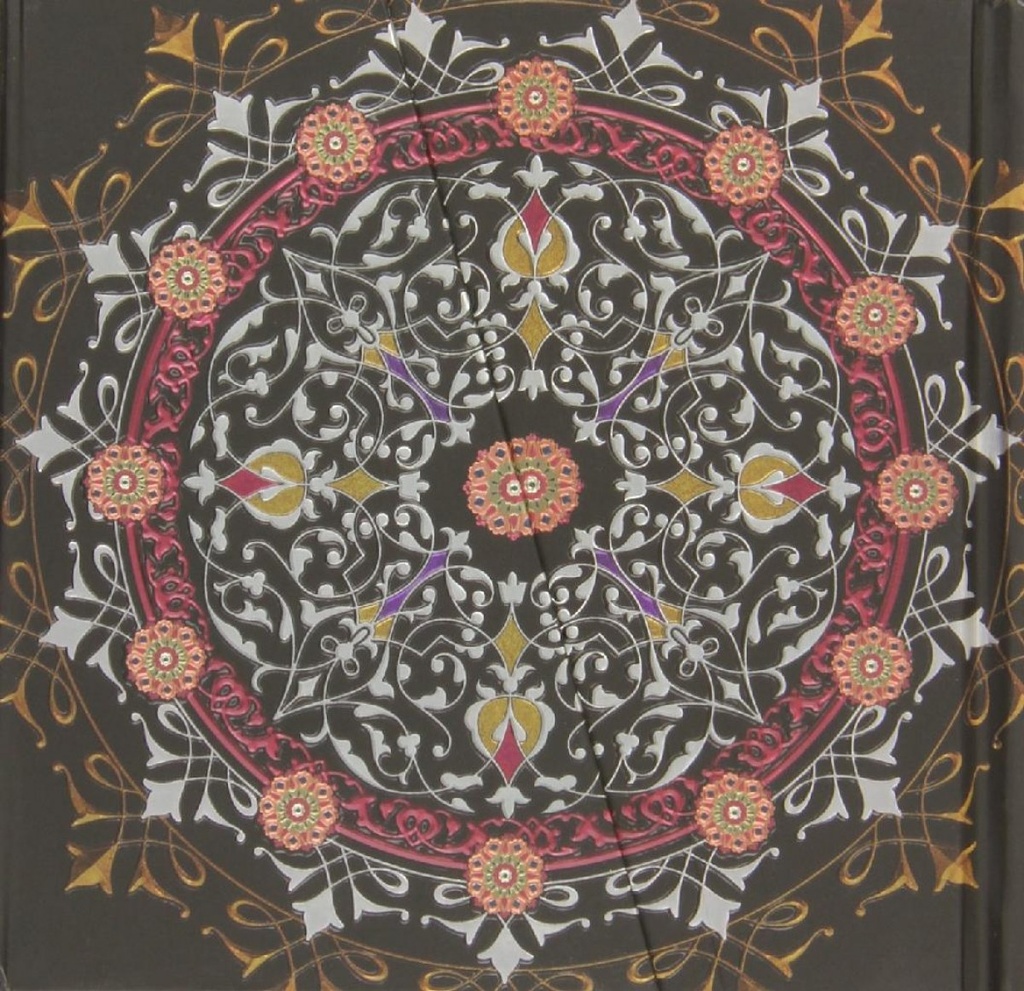 Cuaderno mandala negro iman