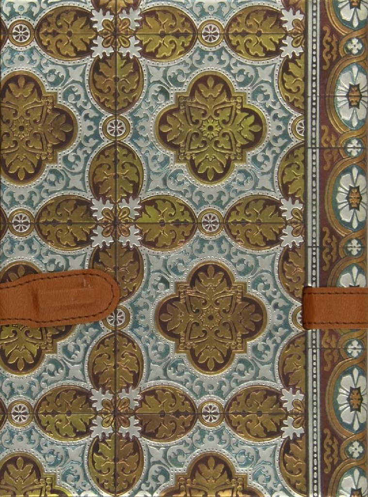 Cuaderno azulejos Portugal con broche