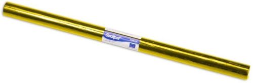 [12506] Rollo 25 hojas microperforadas celofan amarillo 0.50x16.25 m