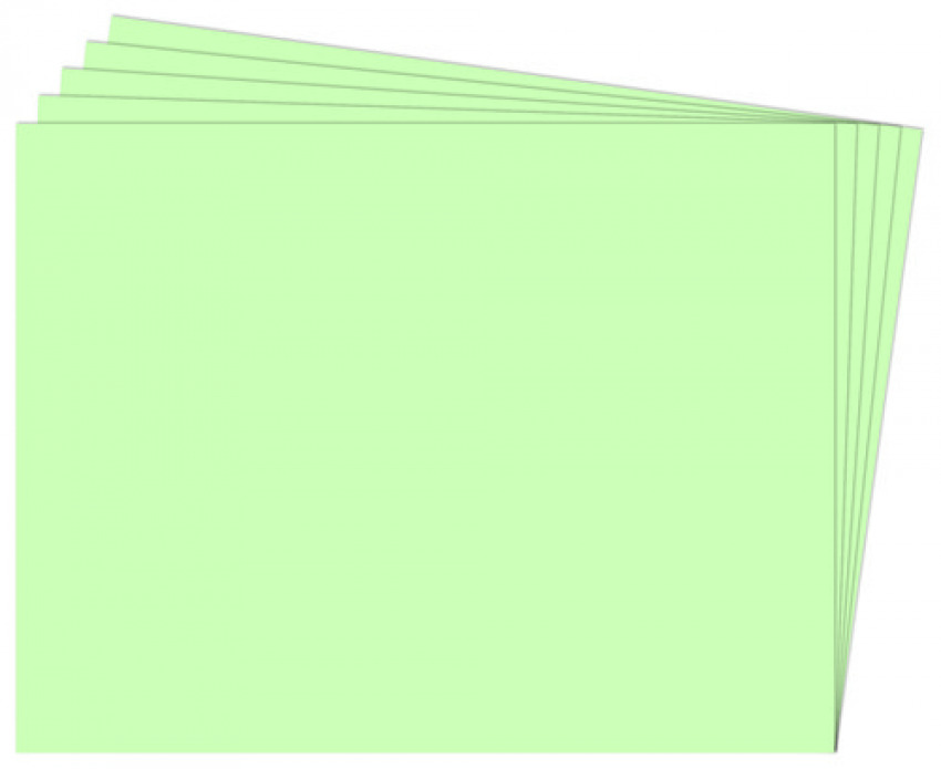 PAQ/25 CARTULINA FIXO 50X65 180G. VERDE AGUA