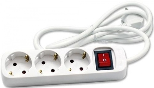 REGLETA MULTIPLE CEGASA 3 TOMAS 1,4M CABLE