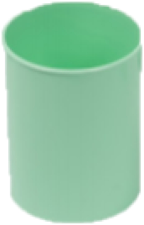 CUBILETE DE PLASTICO OPACO PASTEL VERDE