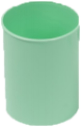 [206-34] CUBILETE DE PLASTICO OPACO PASTEL VERDE