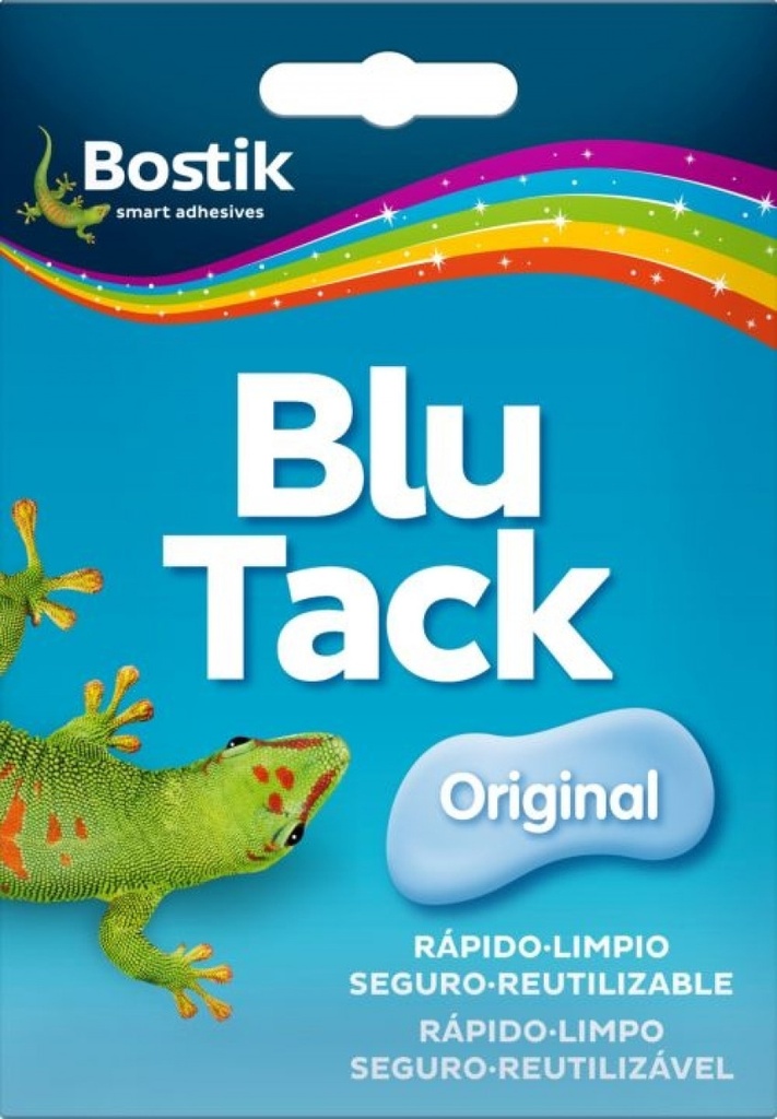 Exp 12 sobres blu-tack original azul 45g.