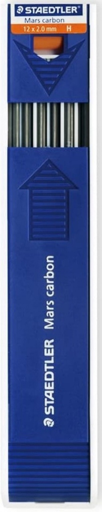 ESTUCHE 12 MINAS 2MM H MARS CARBON STAEDTLER
