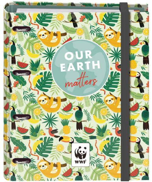 CARPEBLOC A4 4 ANILLAS 35MM CON RECAMBIO WWF TROPIC