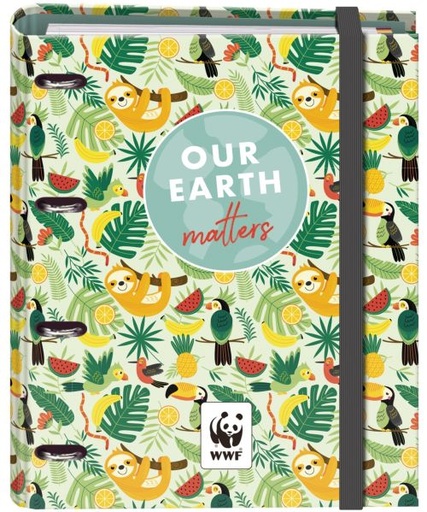 CARPEBLOC A4 4 ANILLAS 35MM CON RECAMBIO WWF TROPIC