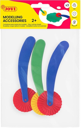[422] BOLSA 3 CORTADORES PLASTICOS DE PASTA JOVI