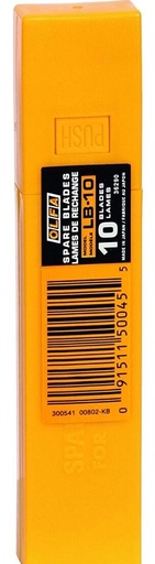 Paq/10 cuchillas olfa cutter 18mm l-1